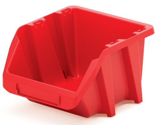 Kuweta do warsztatu czerwona 187x158x114 mm Bineer Short