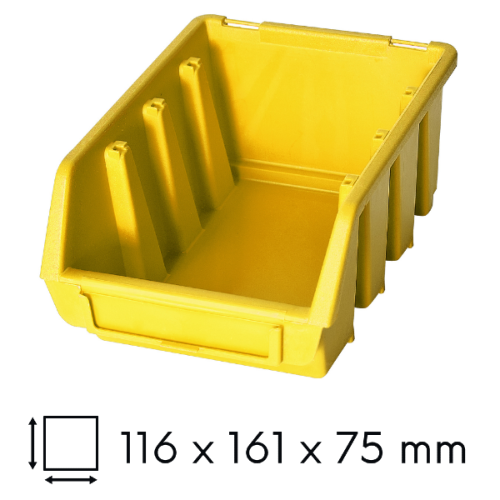 Kuweta warsztatowa mała żółta Ergobox