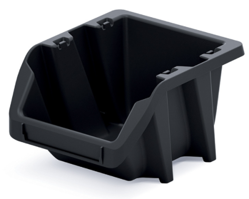 Mała kuweta warsztatowa czarna 118 x 98 x 70 mm Bineer Short