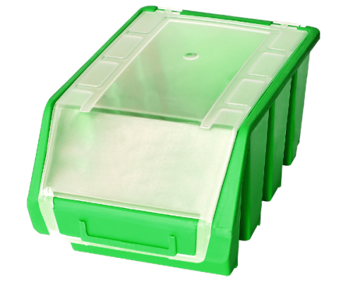 Kuweta magazynowa średnia zielona Ergobox Plus