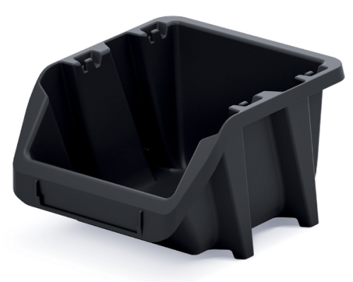 Mała kuweta warsztatowa czarna 144x118x84 mm Bineer Short