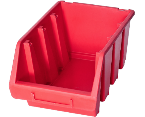 Kuweta warsztatowa średnia czerwona Ergobox