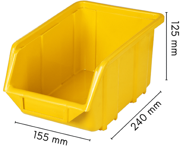 Kuweta warsztatowa średnia żółta Ecobox
