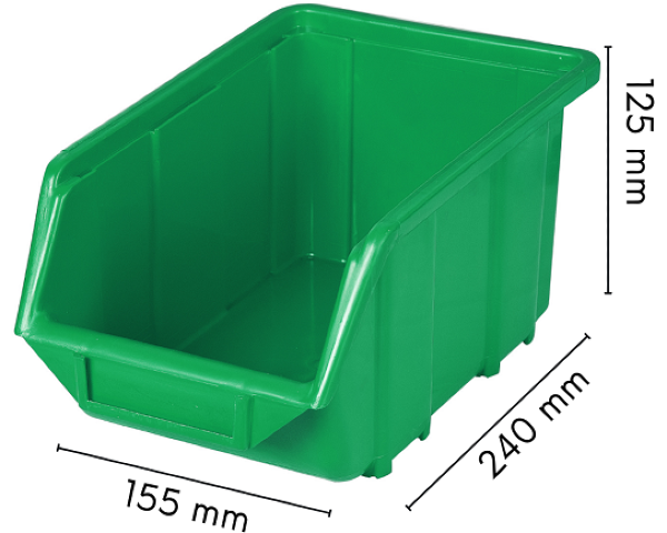 Kuweta warsztatowa średnia zielona Ecobox