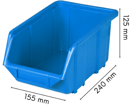 Kuweta warsztatowa średnia niebieska Ecobox