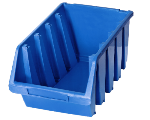 Kuweta warsztatowa duża niebieska Ergobox 204x340x155mm Patrol