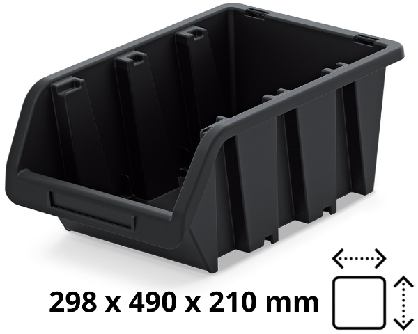 Pojemnik warsztatowy XXL czarny Truck