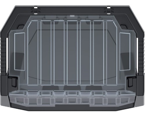 Widok od góry na duży pojemnik magazynowy z klapką Kistenberg