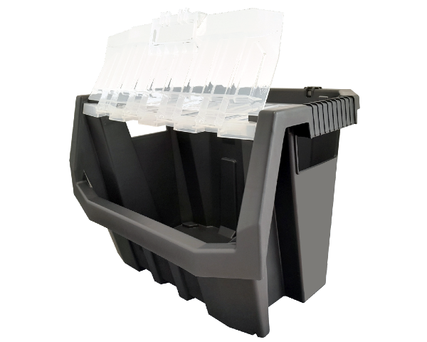 Zamykany pojemnik magazynowy z klapką 40x29x28 cm Truck Max