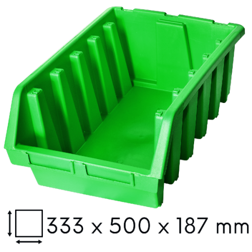 Kuweta warsztatowa XXL zielona Ergobox