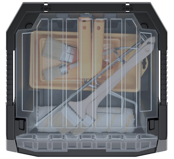 Przykładowa aranżacja kuwety magazynowej