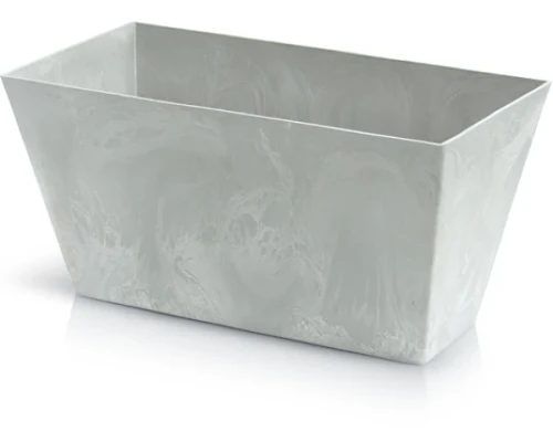 doniczka prostokatna szara 40 cm prosperplast tubus beton effect