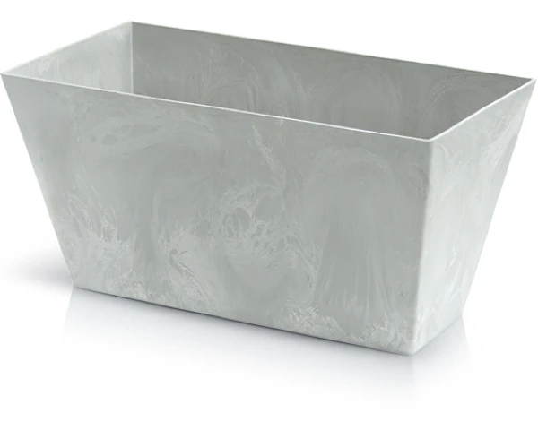 doniczka prostokatna szara 40 cm prosperplast tubus beton effect