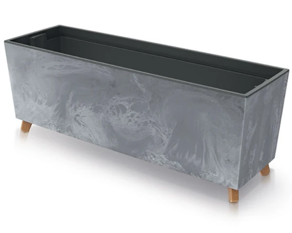 doniczka podluzna na nozkach marengo 77 cm prosperplast urbi case