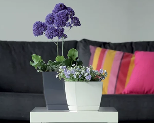 doniczka kwadratowa prospeplrast coubi square p antracyt aranzacja w domu