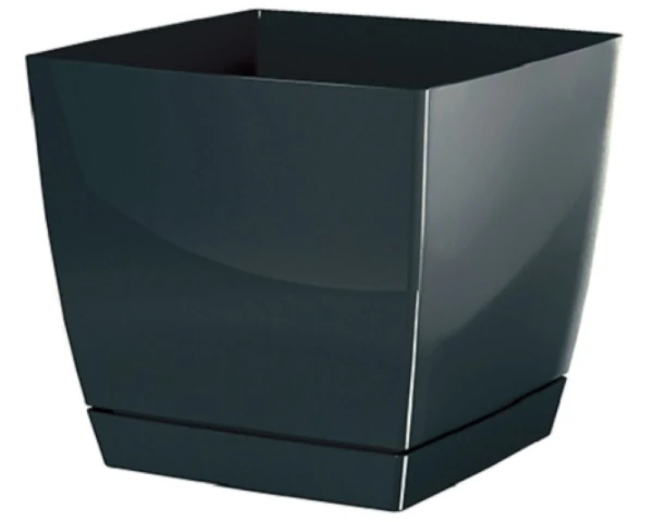 doniczka kwadratowa prospeplrast coubi square p antracyt 24 cm