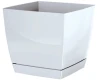 doniczka kwadratowa prospeplrast coubi square p biala 24 cm