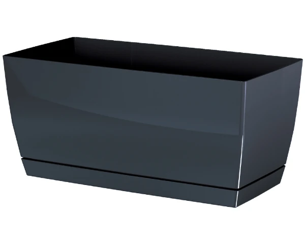 doniczka podluzna prosperplast coubi case p 29 cm antracyt