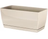 doniczka podluzna prosperplast coubi case p 24 cm kremowa