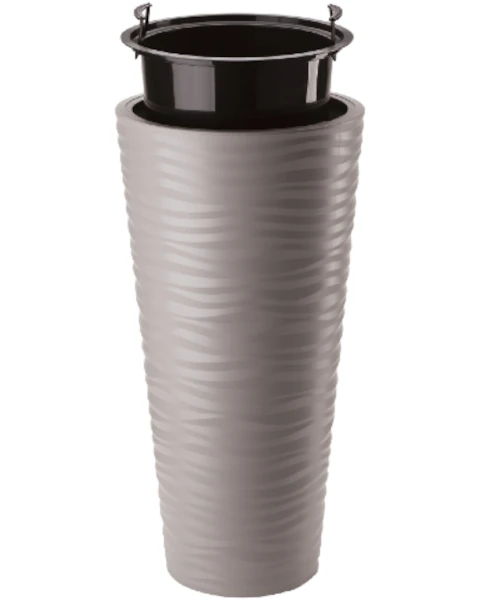 donica wysoka sahara dunes slim antracyt 29,5 cm prezentacja wkladu