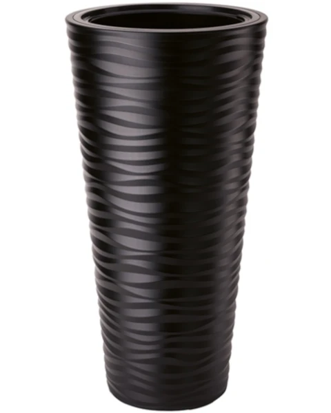 donica wysoka form-plastic sahara dunes slim antracyt 39,5 cm