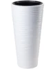 donica wysoka form-plastic sahara dunes slim biala 39,5 cm
