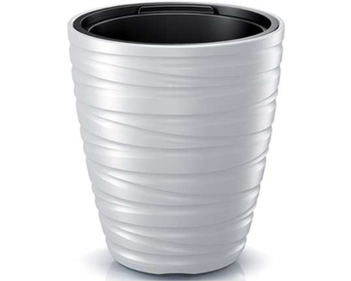 Donica mrozoodporna 16L z wkładem 8L biała Maze