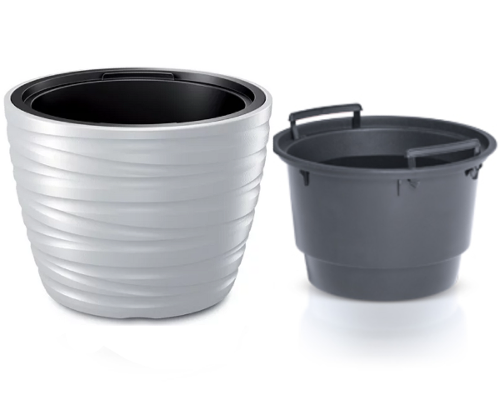 Donica mrozoodporna 22L z wkładem 18L biała Maze - 2
