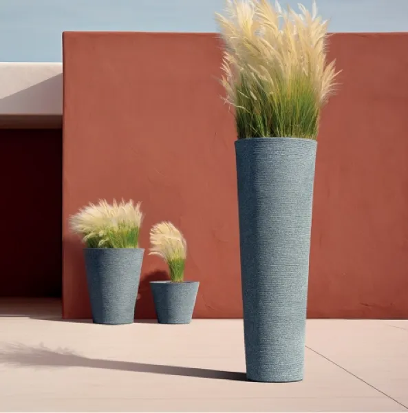 duże donice Tubra - aranżacja