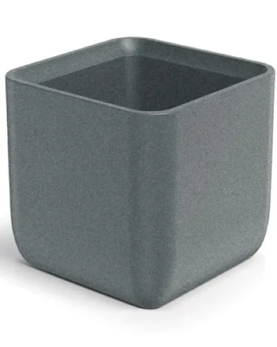 Donica kwadratowa szara 40 cm Molta Square