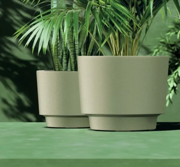 donice dekoracyjne ETHICK Splito Round aranżacja