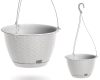 Doniczka wisząca biała 4,8L Ratolla Round W