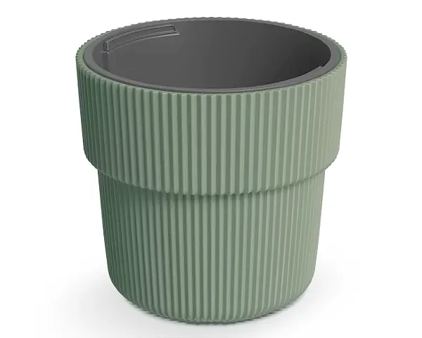 Donica Milly 30cm zielna DBMIR300 Prosperplast doniczka z wkładem