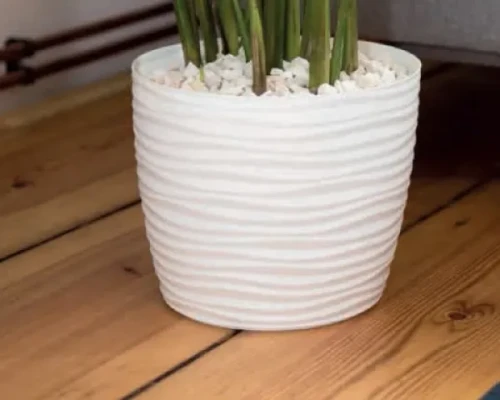 doniczka ozdobna form plastic sahara round prezentacja w domu