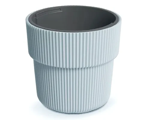 Szara donica Milly 40 cm DBMIR400 Prosperplast doniczka z wkładem