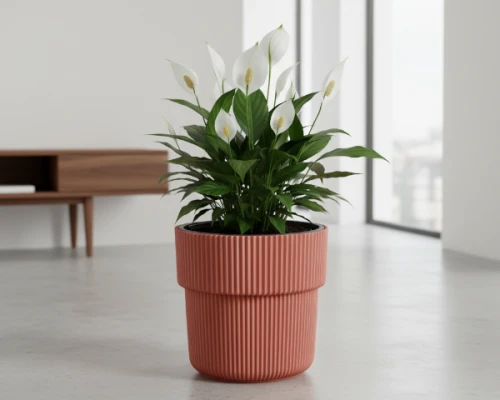 Miedziana donica Milly 30cm dekoracja salonu doniczka Prosperplast