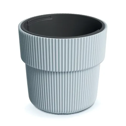 Donica Milly 40cm szara DBMIR400 Prosperplast doniczka z wkładem