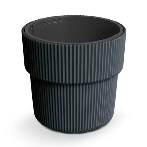 Donica Milly 40cm antracyt DBMIR400 Prosperplast doniczka z wkładem 20L