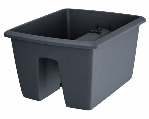 doniczka na balustradę antracyt Respana Prosperplast