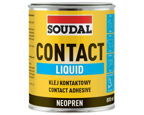 Klej kontaktowy Contact Liquid Soudal 800ml