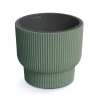 Donica Milly 30cm zielona pinia DBMLR300 Prosperplast doniczka z wkładem 10L