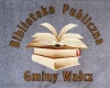 wycieraczka z logo jet-print light, realizacja dla biblioteki publicznej w wałczu pod drzwi