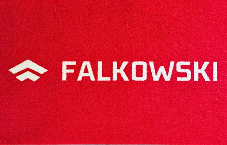 wycieraczka reklamowa z logo - realizacja Stamats dla hurtowni Falkowski.webp