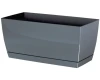 doniczka podluzna prosperplast coubi case p 24 cm grafitowa