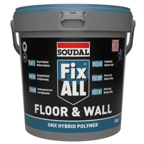 Klej Soudal Fix All Floor Wall  do ścian i podłóg 4kg - hybrydowy