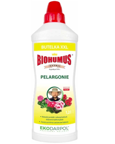 Biohumus do pelargonii Ekodarpol 1200ml - naturalny nawóz