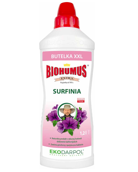 Biohumus do surfinii Ekodarpol 1200ml - naturalny nawóz
