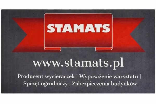 Mata eventowa Jet-Print Event Stamats 200x600 cm - duża wykładzina reklamowa z nadrukiem firmowego logo i tekstem
