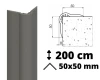 Narożnik ochronny Flex o symetrycznym przekroju 50x50 mm i długości 200 cm.