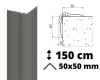 Narożnik ochronny Flex o symetrycznym przekroju 50x50 mm i długości 150 cm.